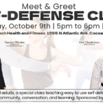 Free self-defense class in Cocoa Beach with Des Chaskelson on October 9