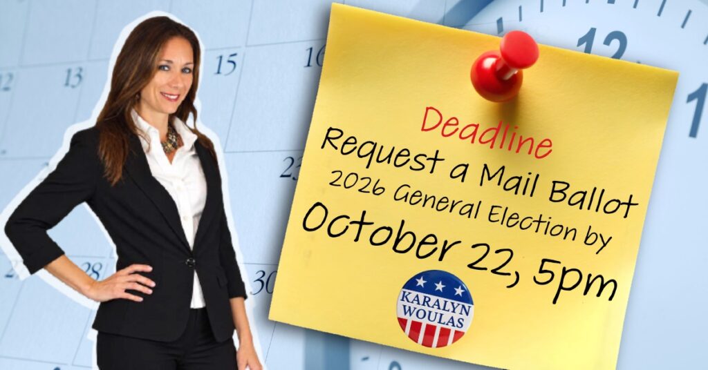 Karalyn Woulas Request a Mail Ballot Blog image