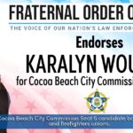 Karalyn Woulas, Cocoa Beach City Commission Seat 5 candidate endorsed by police and firefighters unions